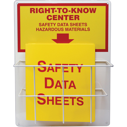 Station d'information &agrave; panier simple, Anglais, Compris reliures Canadian Safety Group Inc.