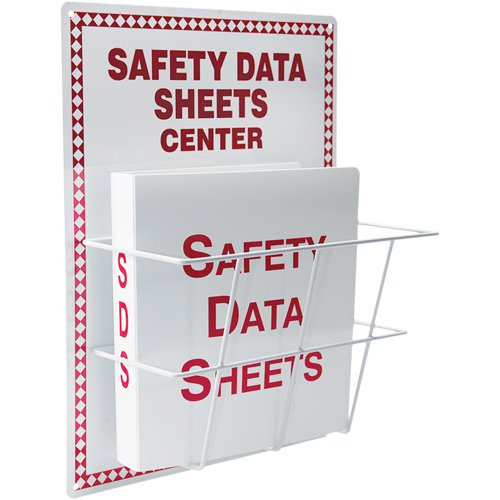 Station de fiches signal&eacute;tiques SGH, Anglais, Compris reliures Canadian Safety Group Inc.