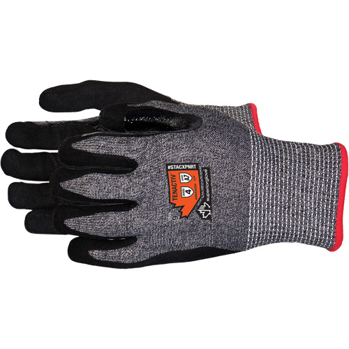Composite-Knit Cut-Resistant Gloves, Size X-Large/10, 13 Gauge, Foam Nitrile Coated, Stainless Steel/HPPE/TenActiv Shell, ASTM ANSI Level A7 Canadian Safety Group Inc.