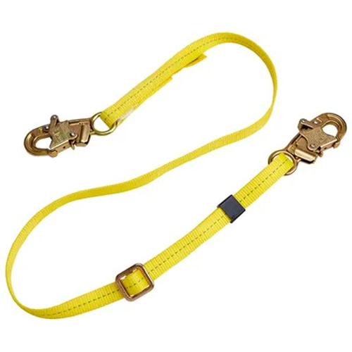 Longe de positionnement r&eacute;glable &agrave; sangle, 1 branches, 4', Classe CSA B, Polyester Canadian Safety Group Inc.