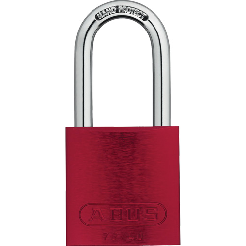Safety Padlocks, Red, Keyed Alike, Aluminum, 1-1/2" Width Canadian Safety Group Inc.