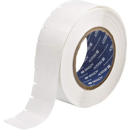 &eacute;tiquettes &agrave; transfert thermique B-461, Polyester, 0,6" lo x 1,625" h, Blanc Canadian Safety Group Inc.