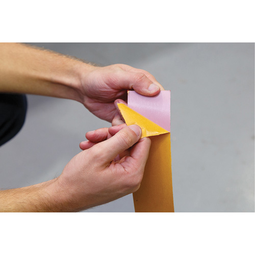 Tough-Mark Heavy-Duty Floor Marking, Rectangle, 48" L x 2" W, Yellow, Polyethylene Canadian Safety Group Inc.