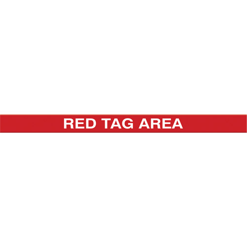 Tough-Mark Heavy-Duty Floor Marking, Rectangle, 48" L x 3" W, Red, Polyethylene Canadian Safety Group Inc.