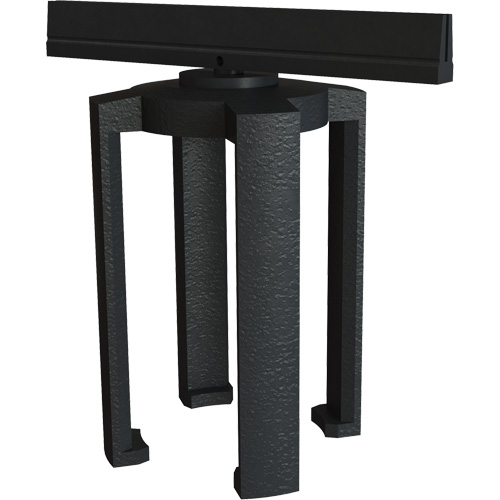 Support pour panneau d'affichage pour le syst&egrave;me de barri&egrave;re PLUS, Noir Canadian Safety Group Inc.