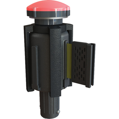 Balise stroboscopique rouge et support pour le syst&egrave;me de barri&egrave;re PLUS, Noir Canadian Safety Group Inc.
