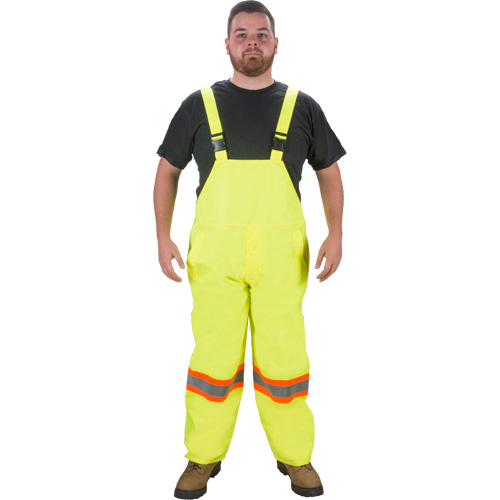 RZ1000 Rain Bib Pants, Polyester, Small, High Visibility Lime-Yellow Canadian Safety Group Inc.
