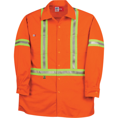 Chemise de travail industrielle Westex UltraSoft, Moyen (grande taille), Orange Canadian Safety Group Inc.