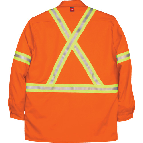 Chemise de travail industrielle Westex UltraSoft, Moyen (grande taille), Orange Canadian Safety Group Inc.