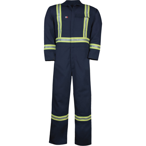 Combinaison non doubl&eacute;e Westex UltraSoft, Taille Grand (grande taille), Bleu marine, 12,4 cal/cm2 Canadian Safety Group Inc.