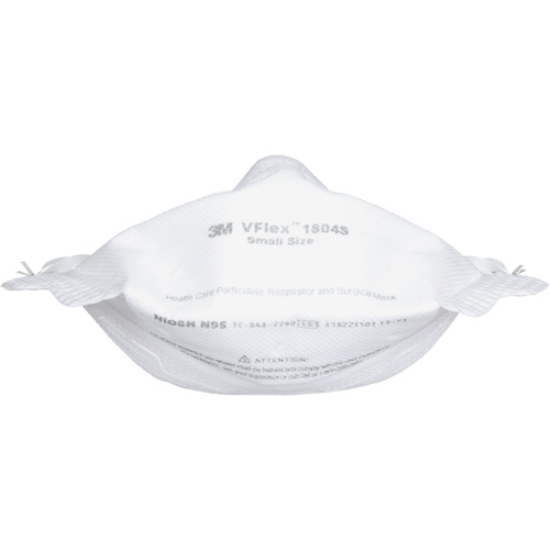 Respirateur et masque chirurgical VFlex contre les particules en sant&eacute;, N95, Certifi&eacute; NIOSH, Petit Canadian Safety Group Inc.