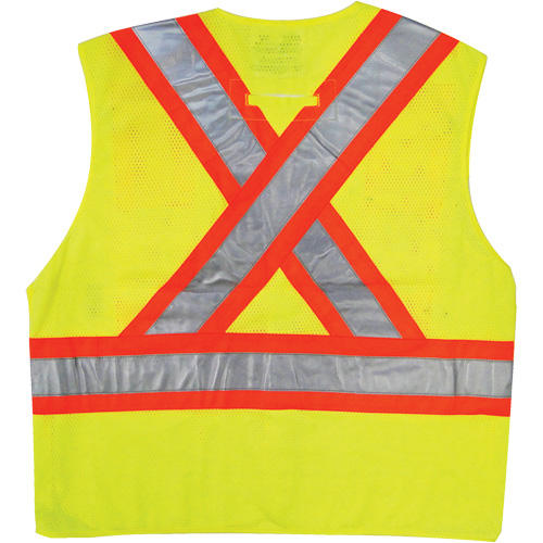 Veste de s&eacute;curit&eacute;, Jaune lime haute visibilit&eacute;, 2T-Grand/3T-Grand, Polyester Canadian Safety Group Inc.