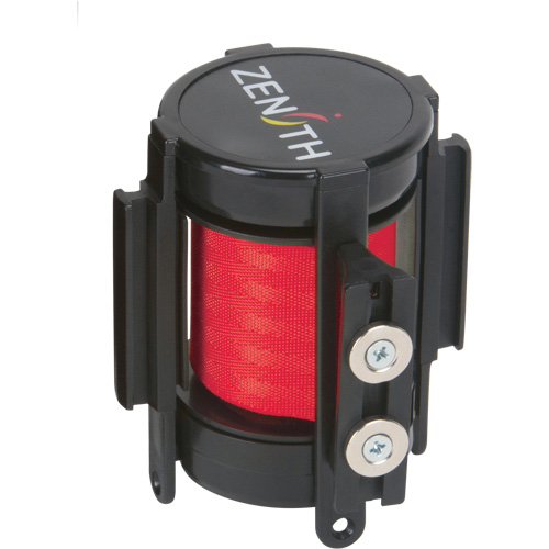 Cassette de ruban magn&eacute;tique pour barri&egrave;re de contr&ocirc;le des foules personnalis&eacute;e, 7', Ruban Rouge Canadian Safety Group Inc.