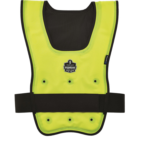 Chill-Its&reg; 6687 Economy Dry Evaporative Cooling Vest, Small/Medium, High Visibility Lime-Yellow Canadian Safety Group Inc.