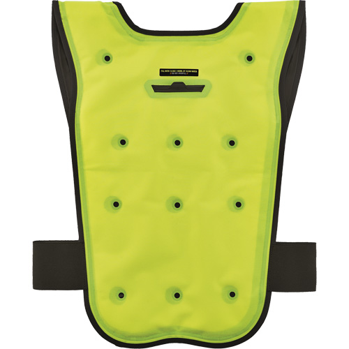 Chill-Its&reg; 6687 Economy Dry Evaporative Cooling Vest, Small/Medium, High Visibility Lime-Yellow Canadian Safety Group Inc.