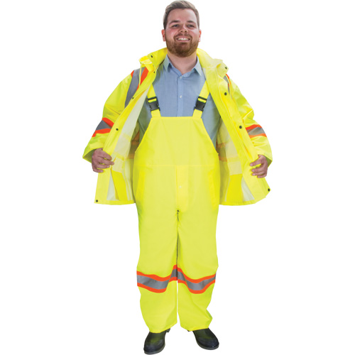 RZ1000 Rain Suit, Polyester, Medium, High Visibility Lime-Yellow Canadian Safety Group Inc.