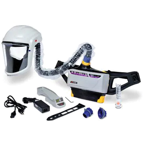 Trousse d'ensemble respirateur d'&eacute;puration d'air propuls&eacute; pour peintre Versaflo, Capuchon & visi&egrave;re, Pile Lithium-ion Canadian Safety Group Inc.