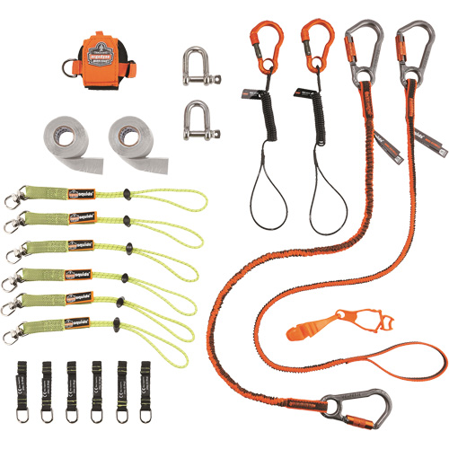 Trousse de longes de fixation d'outils pour monteurs d'&eacute;chafaudages 3187 Squids Canadian Safety Group Inc.