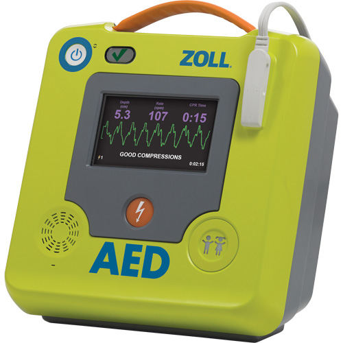 Professional Rescuers AED 3 BLS Defibrillator, Semi-Automatic, French, Class 4 Canadian Safety Group Inc.