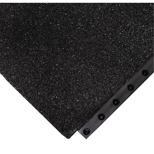 24/Seven&reg; Locksafe&reg; Anti-Fatigue Mat, Textured, 3' x 3' x 5/8", Black, Nitrile Canadian Safety Group Inc.