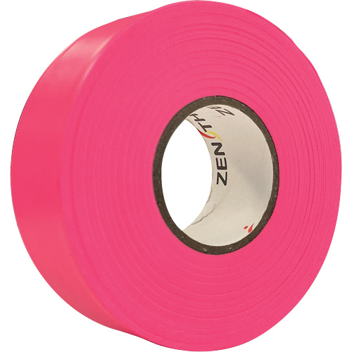 Flagging Tape, 1.1875" W x 164' L, Fluorescent Pink Canadian Safety Group Inc.