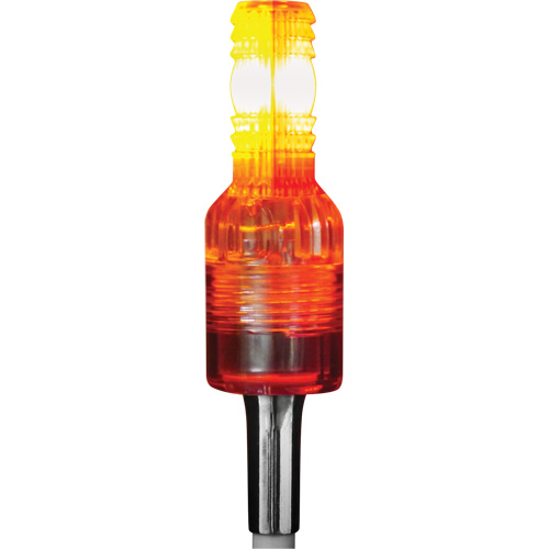 Tige de s&eacute;curit&eacute; avec lumi&egrave;re DEL haute visibilit&eacute; Safety Whip Canadian Safety Group Inc.