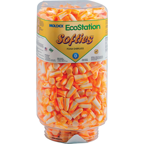 EcoStation Softies&reg; Earplug Refill, Bulk - Canister Canadian Safety Group Inc.