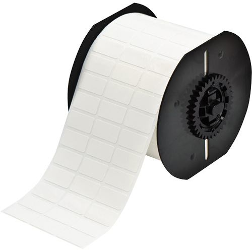 &eacute;tiquettes adh&eacute;sives repositionnables de s&eacute;rie B33, Vinyle, 1" lo x 0,5" h, Blanc Canadian Safety Group Inc.