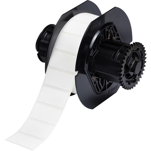 &eacute;tiquettes en tissu avec rev&ecirc;tement en polyamide B33, Nylon, 1,5" lo x 0,75" h, Blanc Canadian Safety Group Inc.