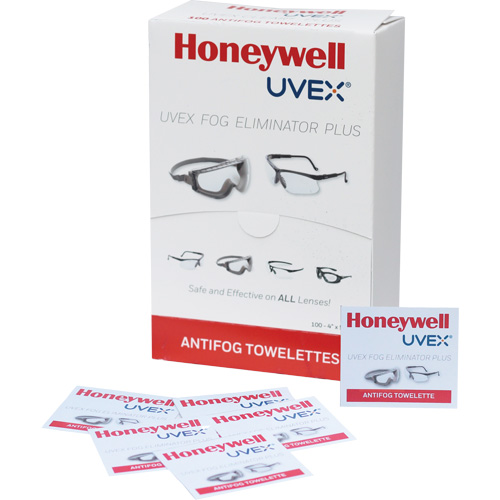 Uvex&reg; Fog Eliminator Plus Lens Towelettes, 4" x 5", Pack Of 100 Canadian Safety Group Inc.