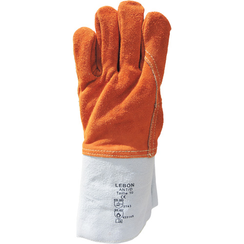 Lebon Heat Resistant Work Gloves, Leather, 10, Protects Up To 482° F (250° C) Canadian Safety Group Inc.