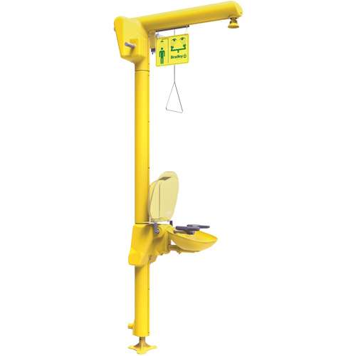 Halo Heat Trace Shower & Eye/Face Wash Unit, Pedestal Canadian Safety Group Inc.