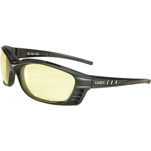 Uvex&reg; Livewire Safety Glasses with HydroShield Lenses, Amber Lens, Anti-Fog, ANSI Z87+/Meets/Exceeds CSA Z94.3 Canadian Safety Group Inc.