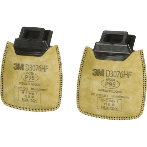 Secure Click Respirator Cartridge, Combination Gas/Vapour Cartridge and Particulate Filter, Acid Gas/P95 Canadian Safety Group Inc.