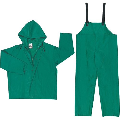 Dominator Limited Flammability Rain Suit, Large, Green Canadian Safety Group Inc.