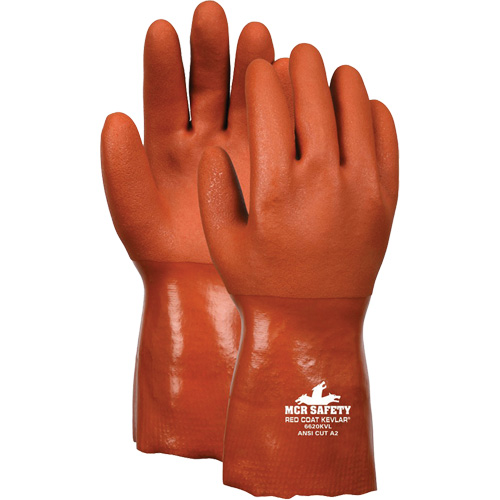 Redcoat Cut Resistant Gloves, Size 3X-Large, PVC Coated, Kevlar&reg; Shell, ASTM ANSI Level A2/EN 388 Level 3 Canadian Safety Group Inc.