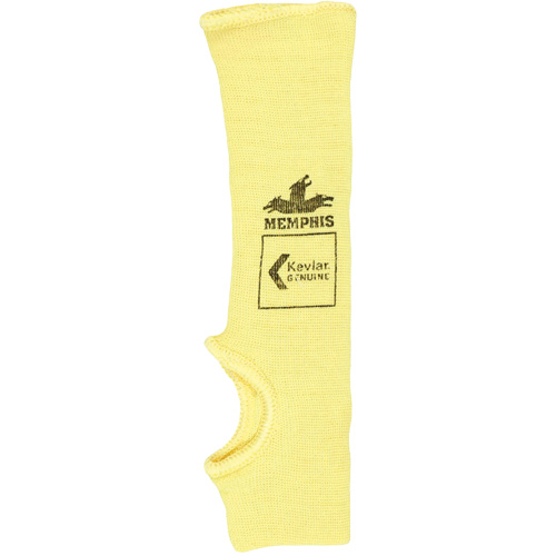 Safety Cut Pro Single-Ply Cut Resistant Sleeve, Kevlar&reg;, 10", ASTM ANSI Level A2, Yellow Canadian Safety Group Inc.