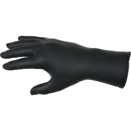 NitriShield Stealth Extra Disposable Gloves, Large, Nitrile, 6-mil, Powder-Free, Black Canadian Safety Group Inc.