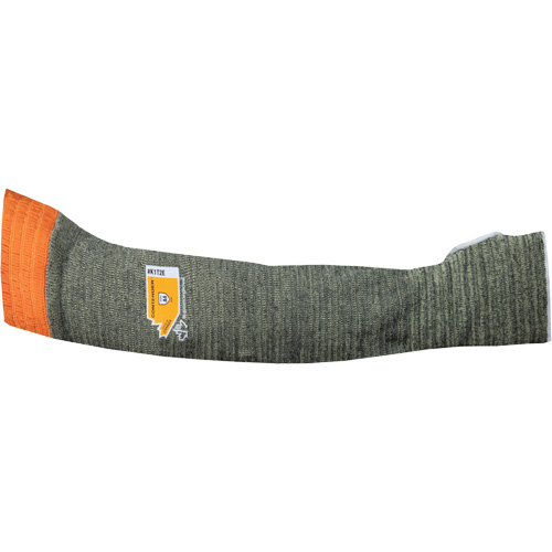 Manche r&eacute;sistante aux coupures en tricot composite Contender, Aramide, 22", ASTM ANSI niveau A4, Gris Canadian Safety Group Inc.