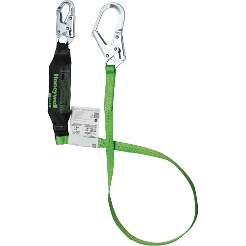 Miller&reg; HP Shock-Absorbing Lanyard, 6', Locking Rebar Hook Center, Locking Snap Hook Leg Ends, Polyester Canadian Safety Group Inc.