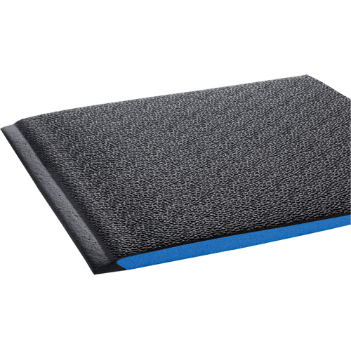 Tapis ergonomiques Wear-Bond Comfort-King, Rugueux, 2' x 3' x 9/16", Noir, Mousse de vinyle Canadian Safety Group Inc.