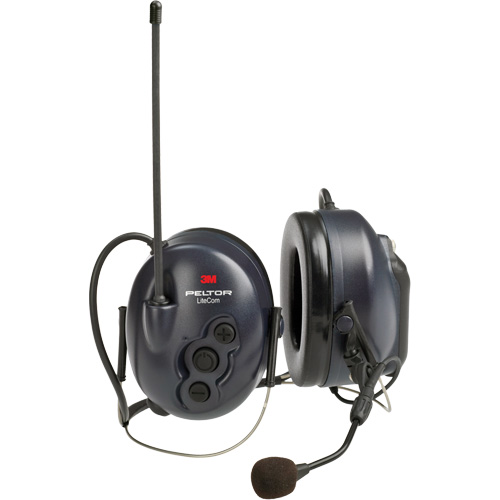 Casque d'&eacute;coute Peltor LiteCom FRS, Style Cordon cervical, 26 dB Canadian Safety Group Inc.