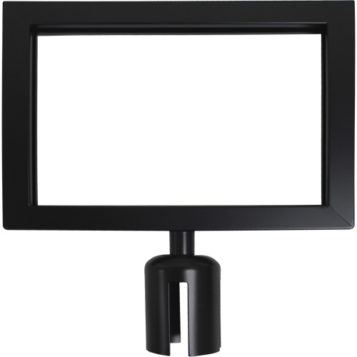 Sign Frame for Crowd Control Post, Black Canadian Safety Group Inc.