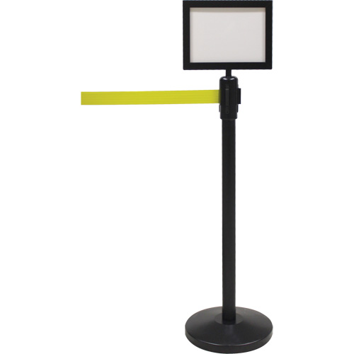Sign Frame for Crowd Control Post, Black Canadian Safety Group Inc.