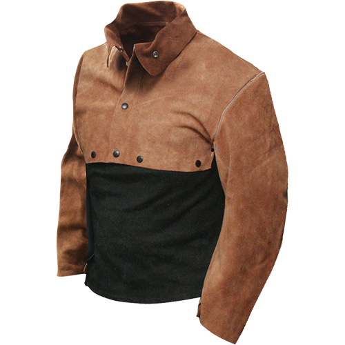 Standard Grade Leather Cape Sleeve, Medium, Brown Canadian Safety Group Inc.