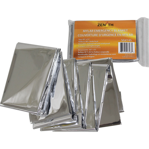 Emergency Blanket, Aluminized Polyester Canadian Safety Group Inc.