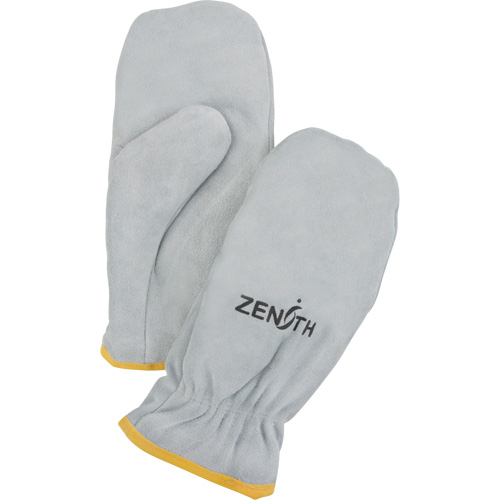 Mitaines dhiver en grain fendu doubl&eacute;es de boa, Taille Taille unique, Mitaine Canadian Safety Group Inc.