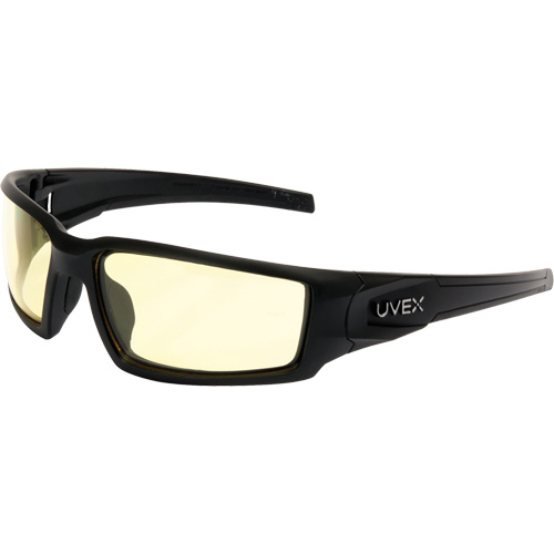 Lunettes de s&eacute;curit&eacute; Uvex HydroShield Hypershock, Lentille Ambr&eacute;e, Antibu&eacute;e/Anti-&eacute;gratignures, ANSI Z87+/R&eacute;pond ou surpasse la norme CSA Z94.3 Canadian Safety Group Inc.