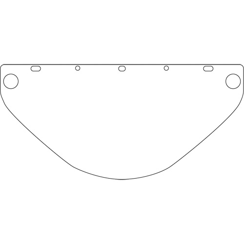 Visi&egrave;re de s&eacute;curit&eacute; universelle Dynamic, Polycarbonate, Teinte Transparent Canadian Safety Group Inc.