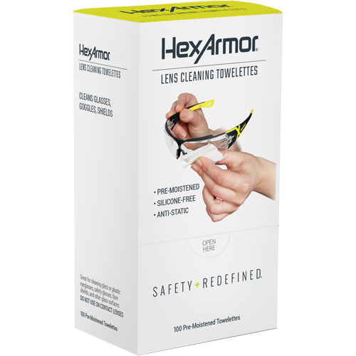 Lens Cleaning Towelettes, Pack Of 100 Canadian Safety Group Inc.